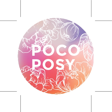 Poco Posy Vinyl Logo Sticker