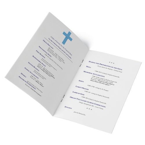 Order Of Service Booklets