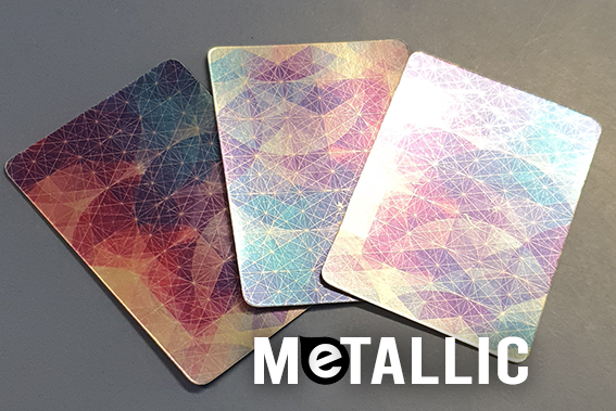 Metallic & Holographic Trading Cards