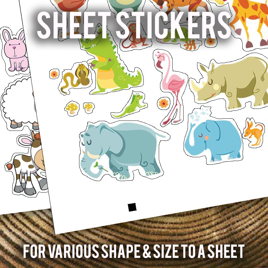 Sticker Sheets [VINYL] (Aesthetic Stickers)