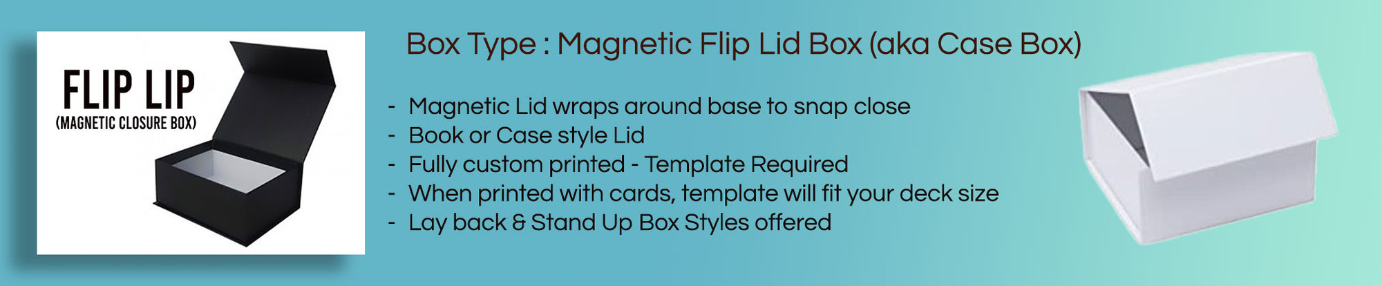 Magnetic Flip Lid Box Printing