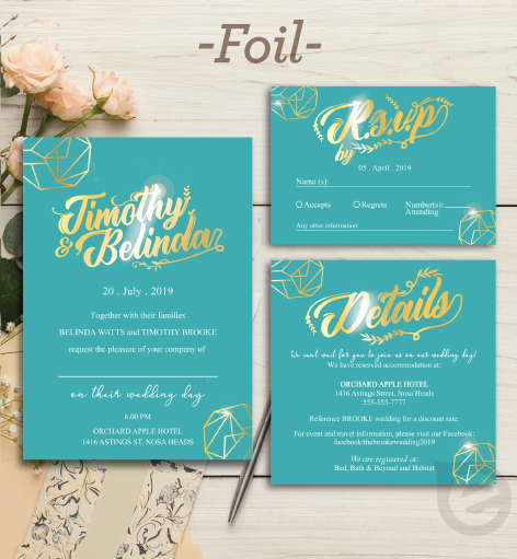 Foil Invitation Printing