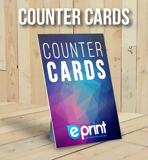 Counter Card Printing Australia